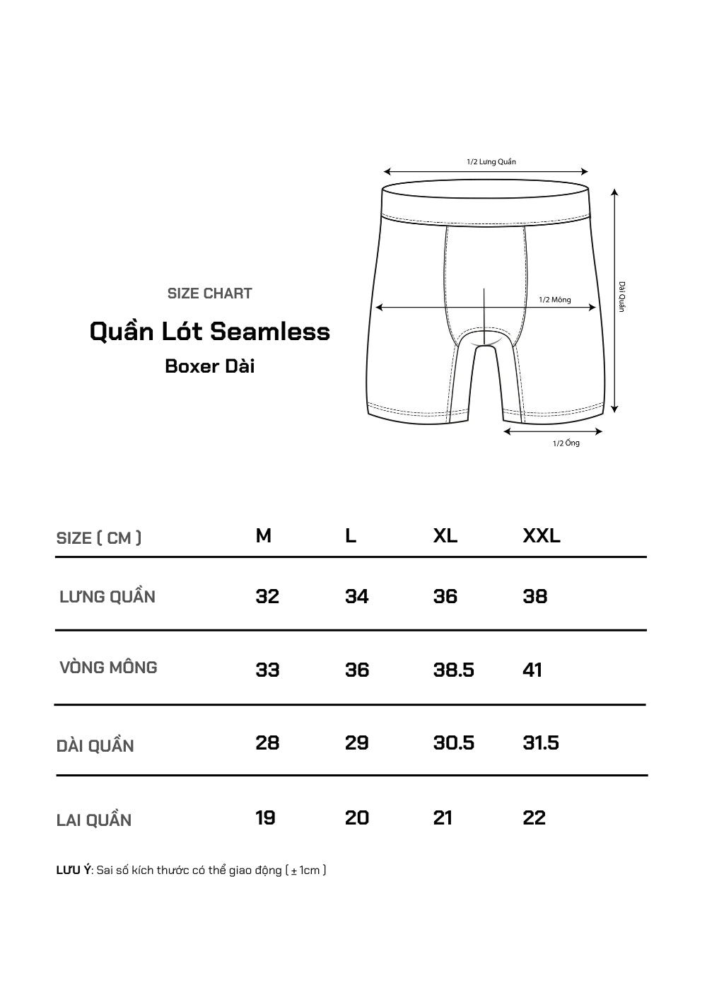 Quần Lót Nam Boxer Seamless Mềm Siêu Co Giãn Beginner 82 Xám Trắng