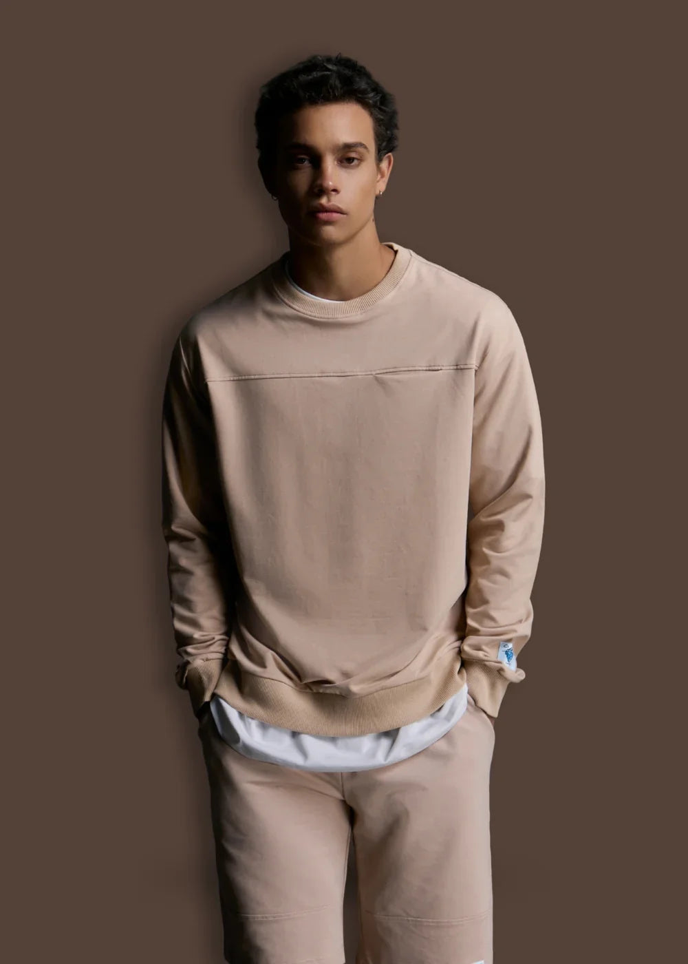 Áo Thun Sweater Mềm Mịn Mát The Minimalist 008 Nâu - YaMe.vn