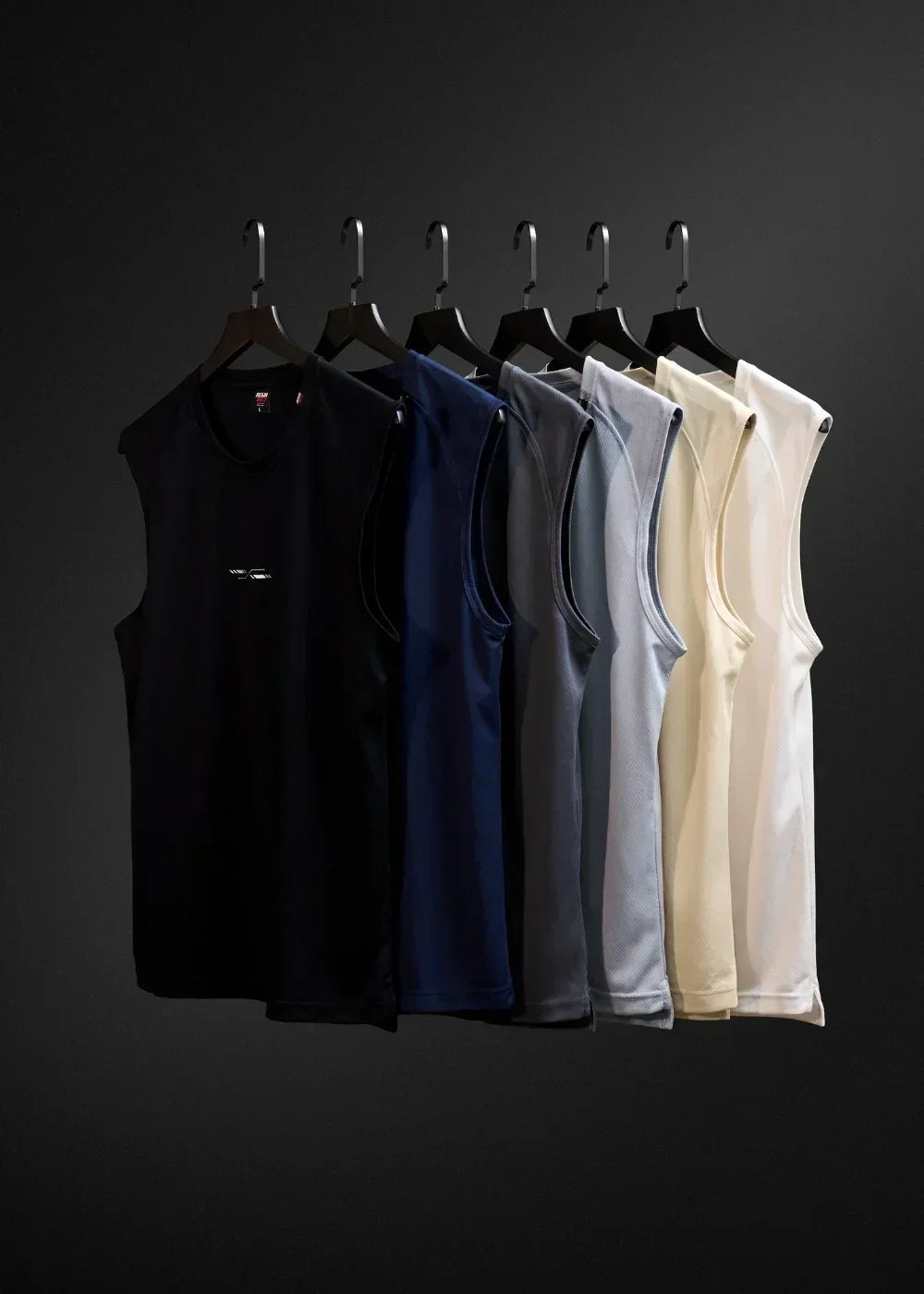 Áo Thun 3 Lỗ Vải Hexagon "Biết Thở" Beginner 03 Xanh Dương Đậm - YaMe.vn