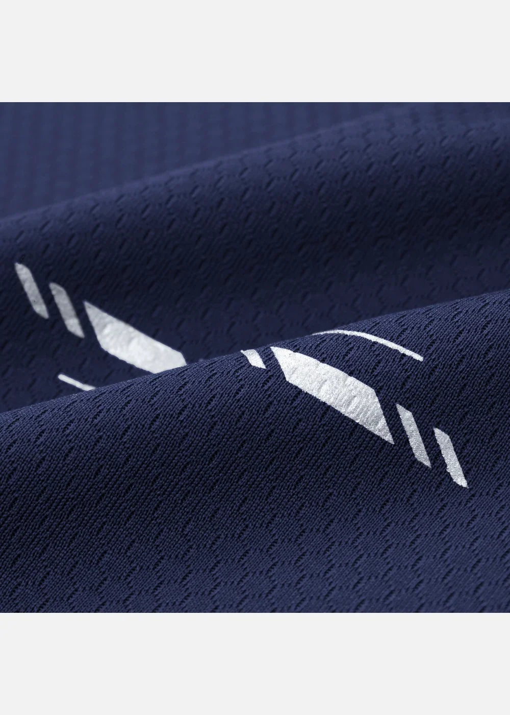 Áo Thun 3 Lỗ Vải Hexagon "Biết Thở" Beginner 03 Xanh Dương Đậm - YaMe.vn