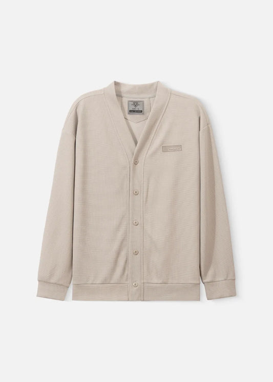 Áo Khoác Cardigan Vải Waffle Thoáng Khí Seventy Seven 38 Be - YaMe.vn