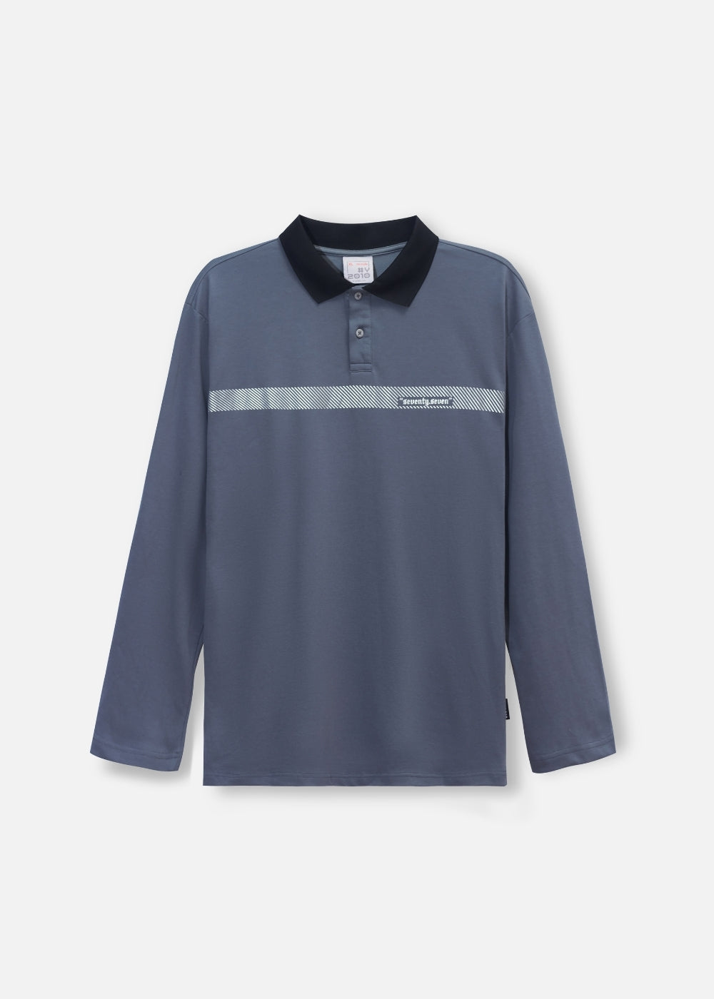 Áo Polo Tay Dài Seventy Seven 20 Xám