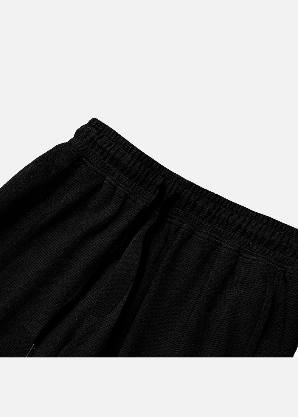 Quần Short Nam Thun Waffle 7 Inch Thoáng Khí Seventy Seven 30 Đen