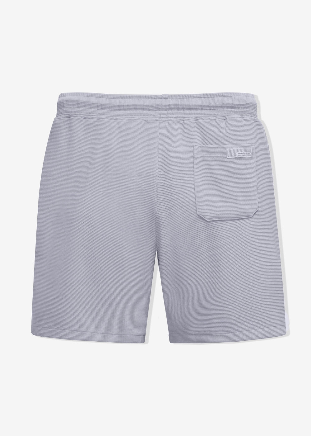 Quần Short Nam Thun Waffle 7 Inch Thoáng Khí Seventy Seven 30 Xám Trắng