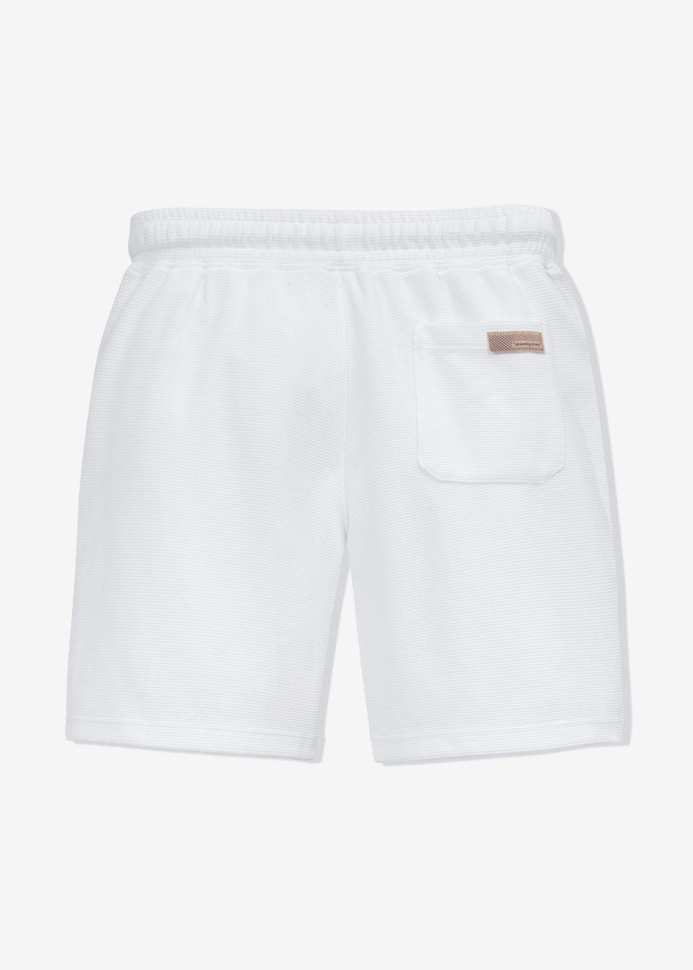 Quần Short Nam Thun Waffle 7 Inch Thoáng Khí Seventy Seven 30 Trắng