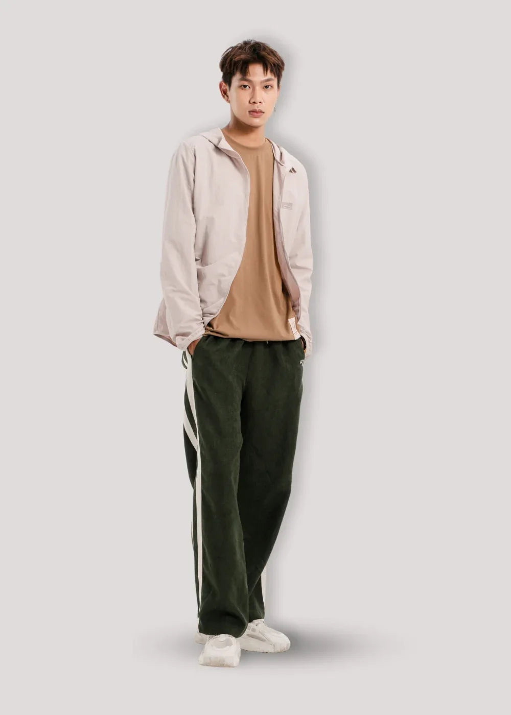 Áo Khoác Gió Trượt Nước Seventy Seven 05 Be - YaMe.vn