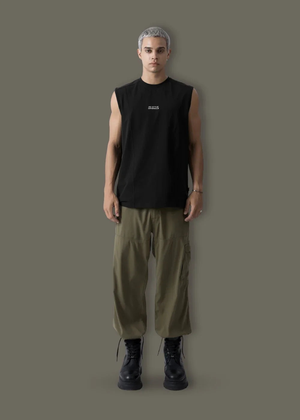 Áo Thun 3 Lỗ Cotton Siêu Mềm No Style M21 Đen - YaMe.vn