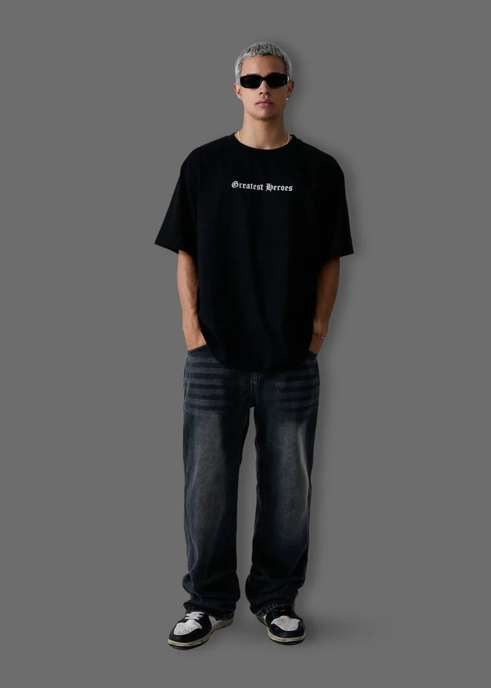 Áo Thun Graphic Cotton Mềm Mại No Style M7 Đen - YaMe.vn