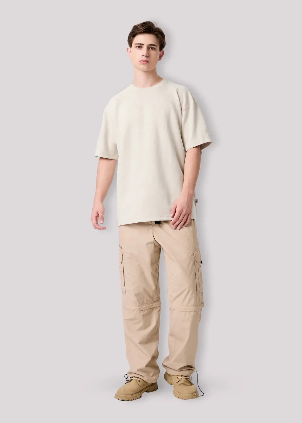 Áo Thun Suede Mềm Mịn The Weekend 014 Be - YaMe.vn