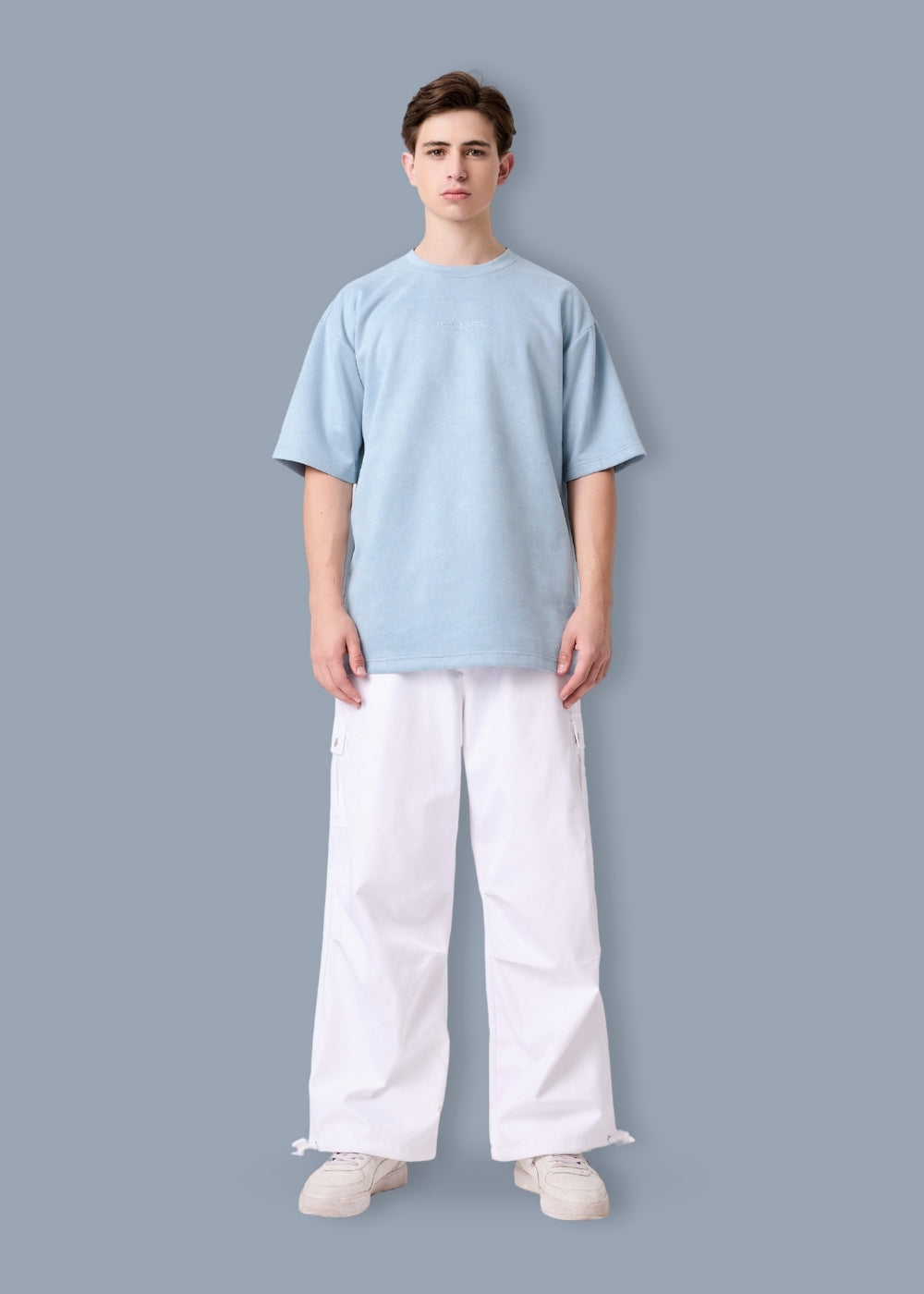 Áo Thun Suede Mềm Mịn The Weekend 014 Xanh Dương Nhạt