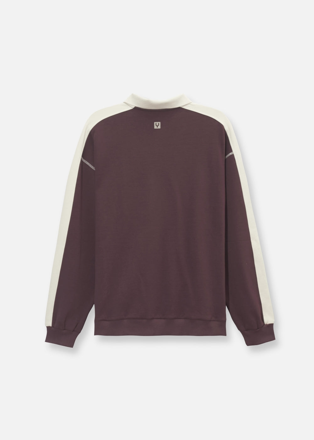 Áo Polo Sweater Cotton Phối Màu No Style M37 Nâu
