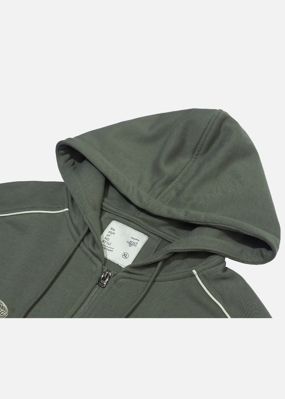 Áo Khoác Thun Chống Nắng Dây Kéo No Style M51 Xanh Rêu