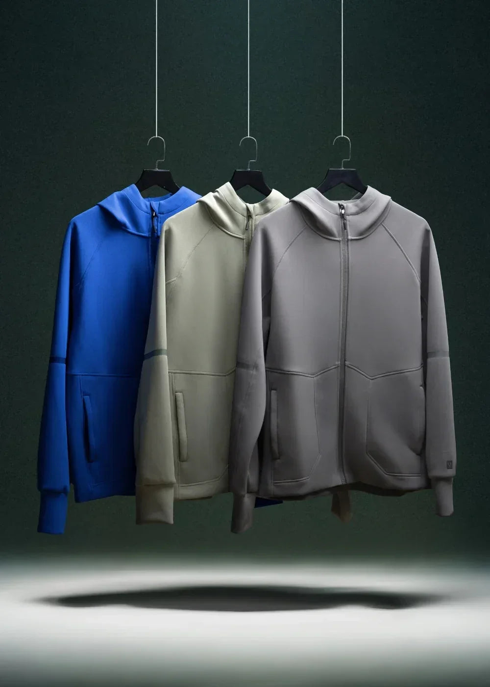 Áo Khoác Thun Nam Chống Nắng Vải Pique No Style M55 Xanh Lá Đậm - YaMe.vn