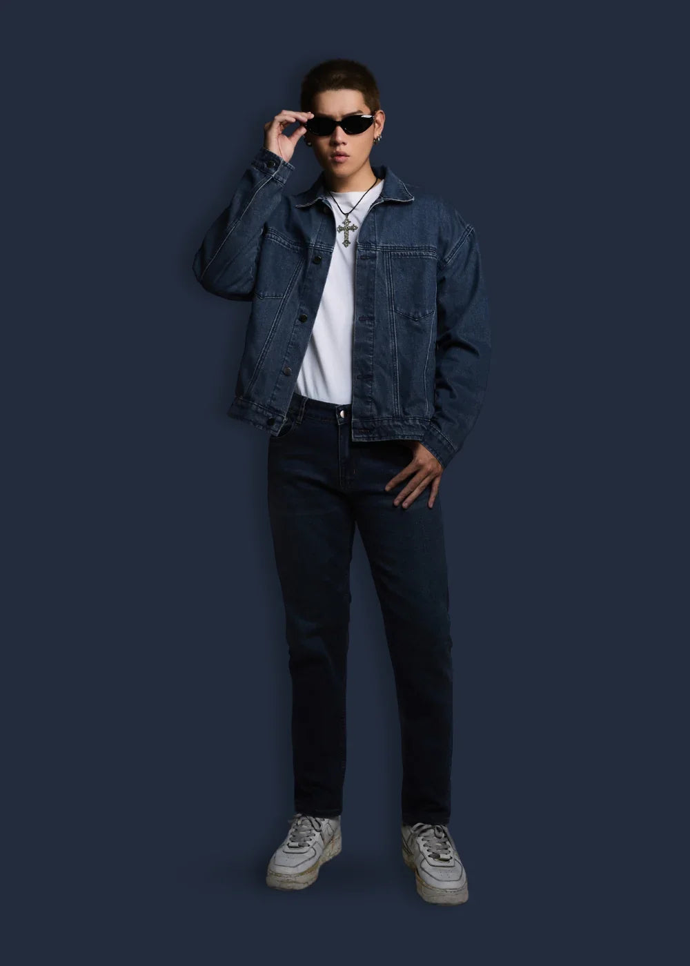 Áo Khoác Jeans Classic Bền The Original 36 Xanh Dương Đậm - YaMe.vn