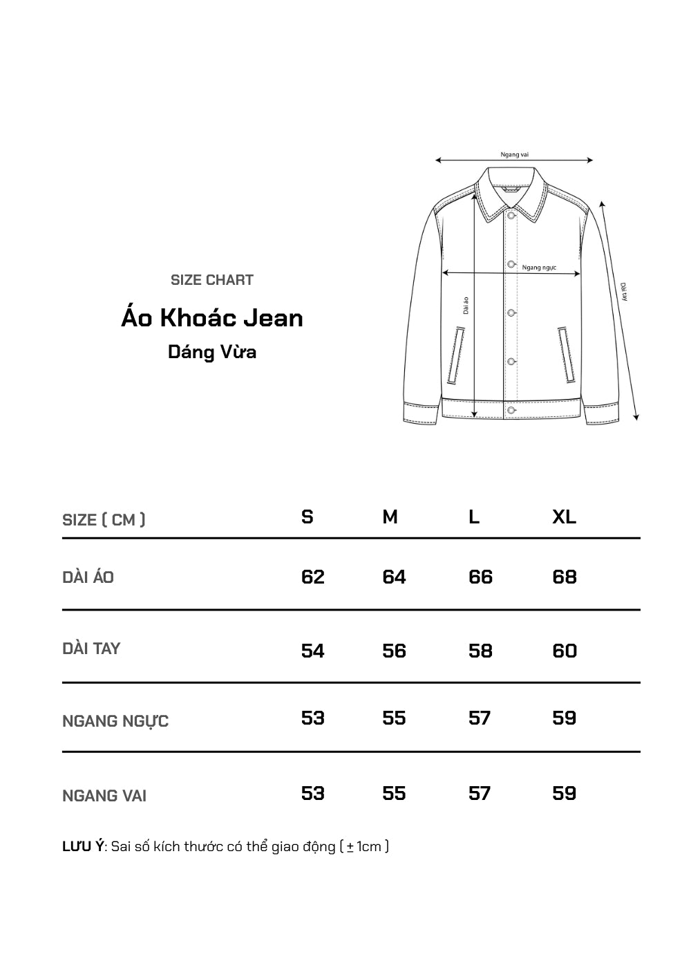 Áo Khoác Jeans Classic Bền The Original 36 Xanh Nhạt