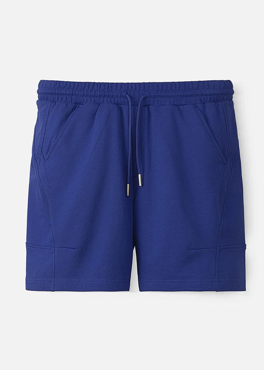 Quần Short Thun Mềm Mại 7 Inch No Style M89 Xanh Dương Đậm - YaMe.vn