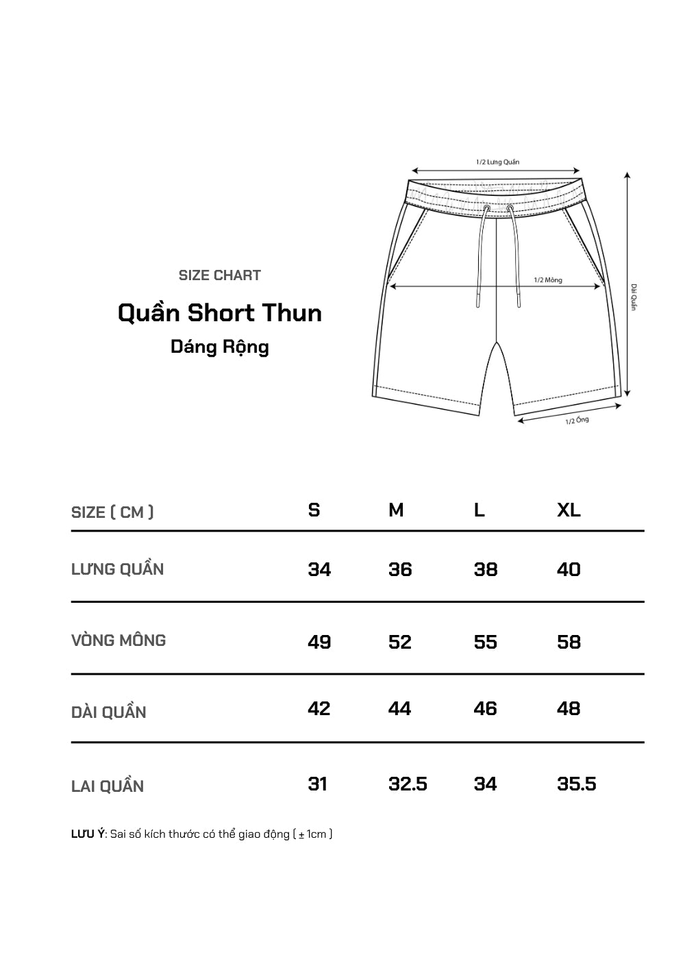 Quần Short Thun Mềm Mại 7 Inch No Style M89 Be