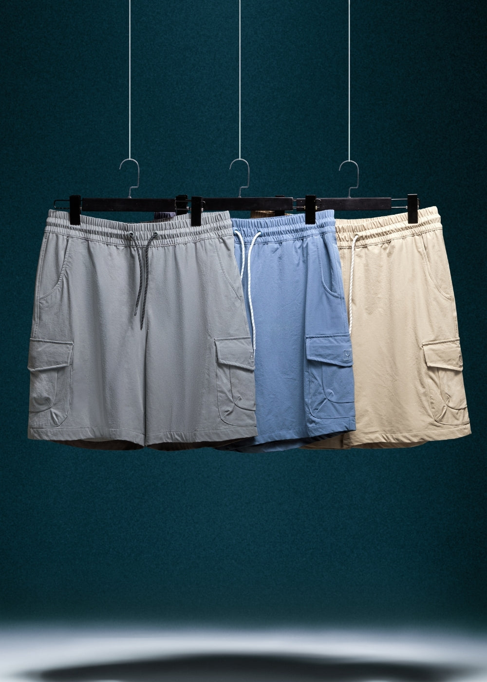 Quần Short Dù Co Giãn 7 Inch No Style M86 Xanh Lam