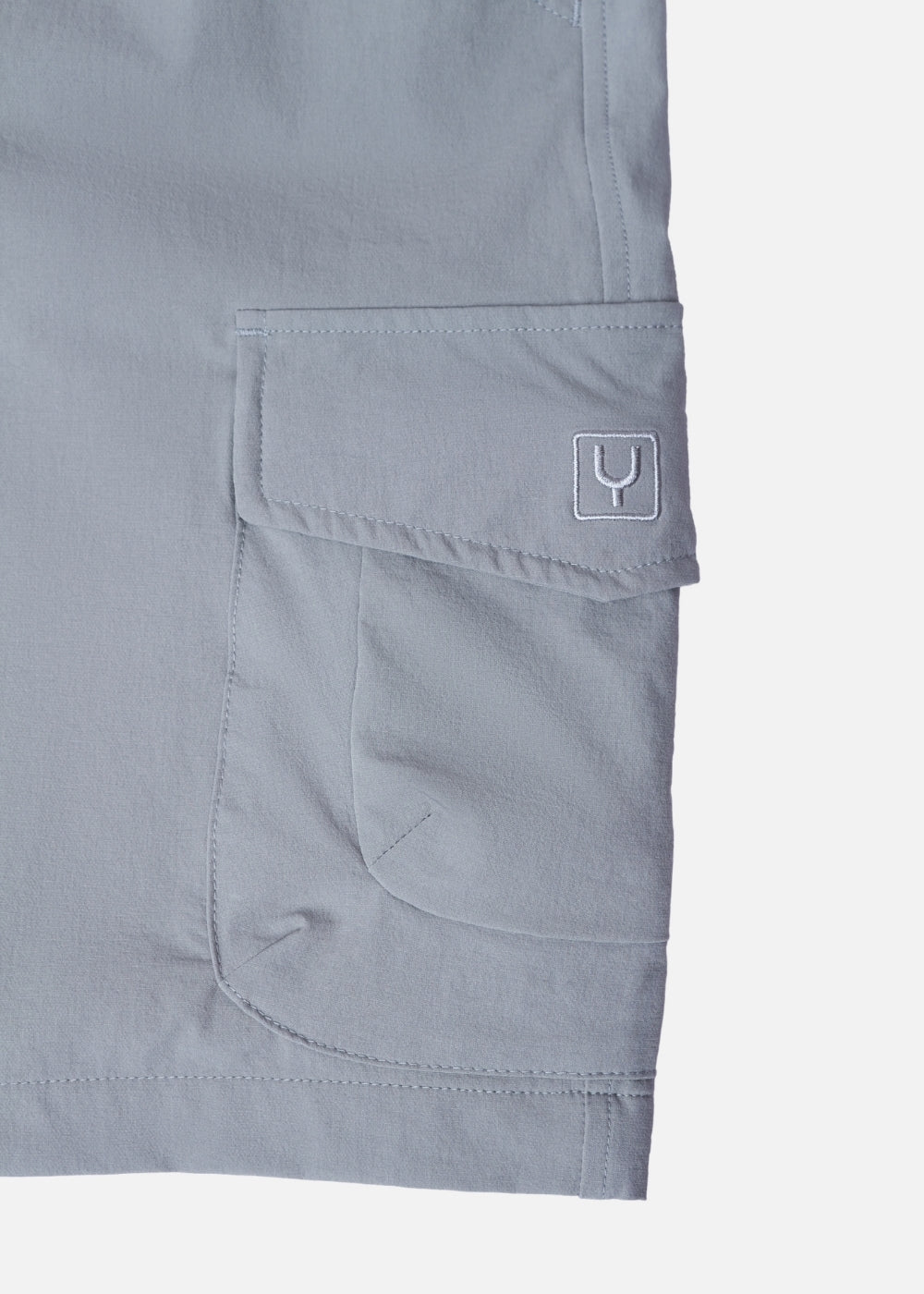 Quần Short Dù Co Giãn 7 Inch No Style M86 Xám