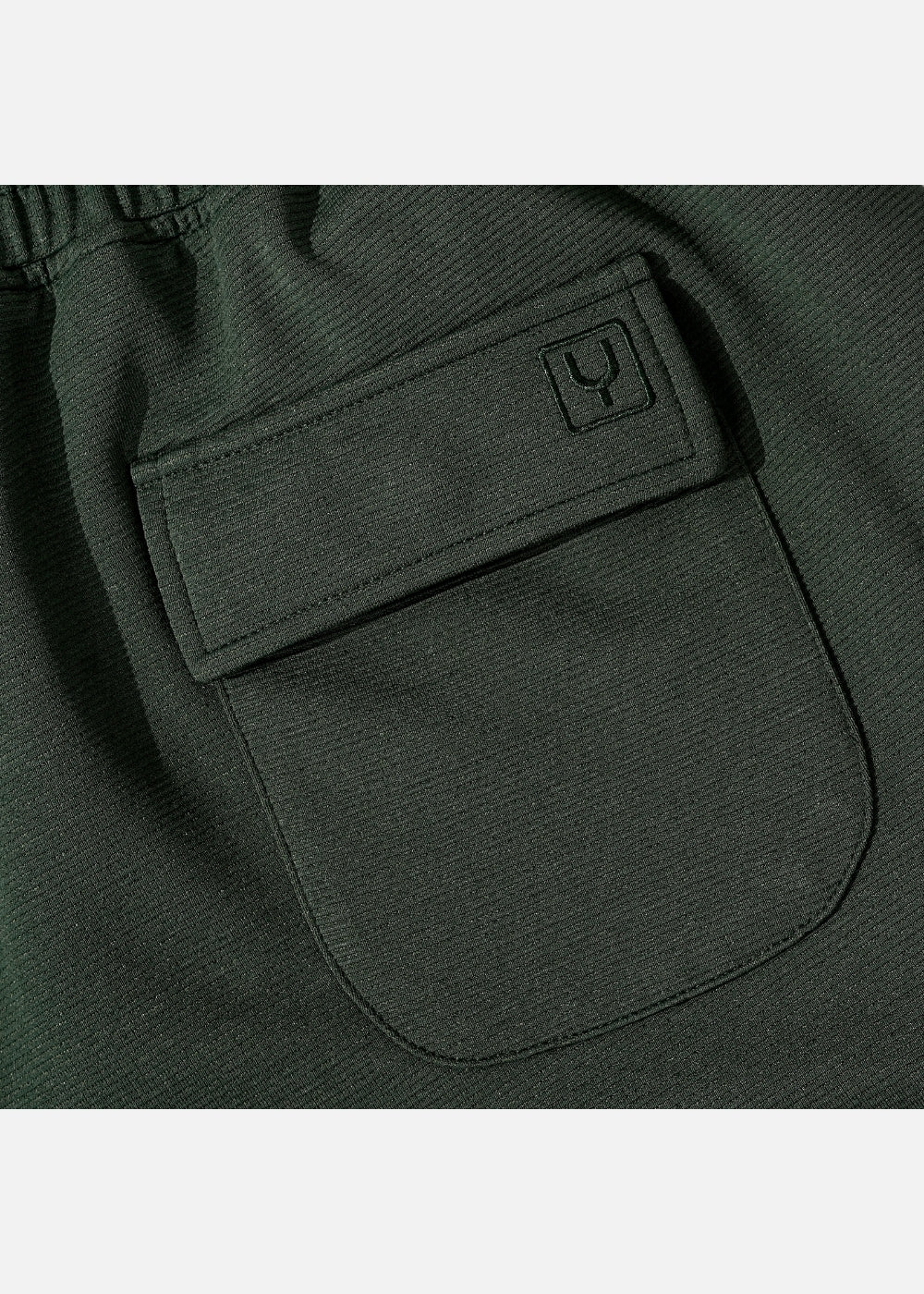 Quần Short Thun Ribbing 7 Inch No Style M85 Xanh Ve Chai