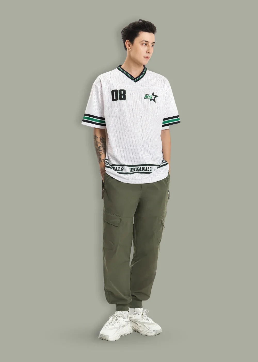Quần Jogger Dù Co Giãn No Style M97Xanh Lá Đậm - YaMe.vn
