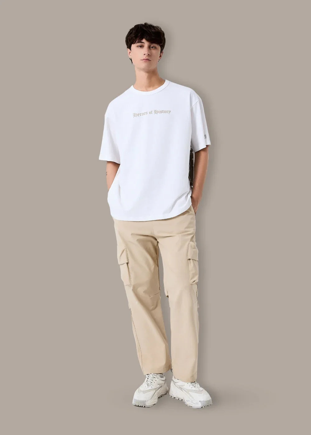 Quần Dù Cargo Nhẹ Co Giãn No Style M99 Nâu Nhạt - YaMe.vn