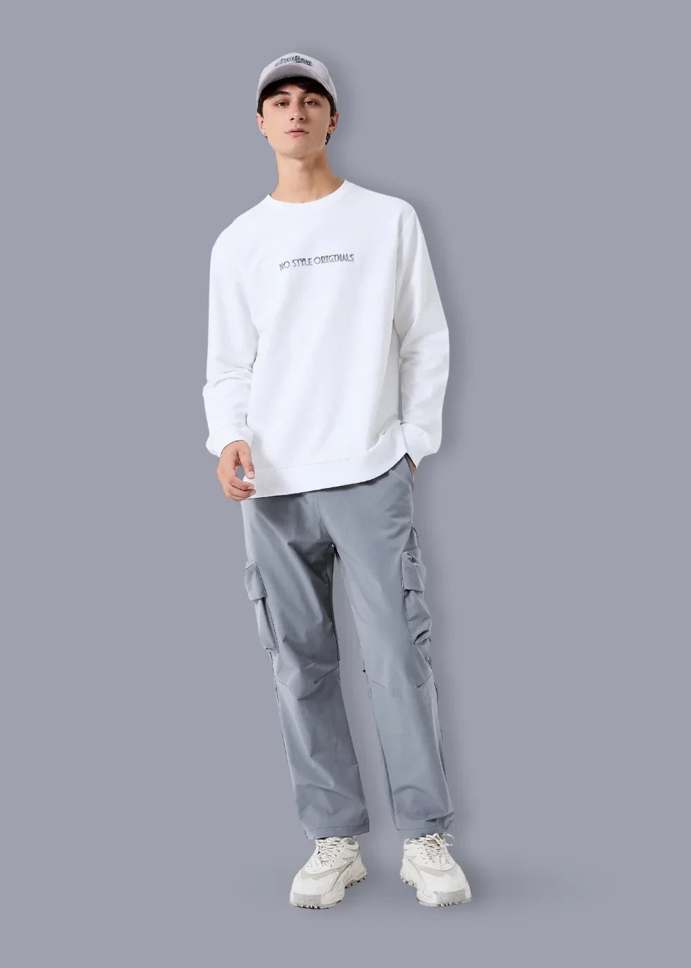 Quần Dù Cargo Nhẹ Co Giãn No Style M99 Xám - YaMe.vn