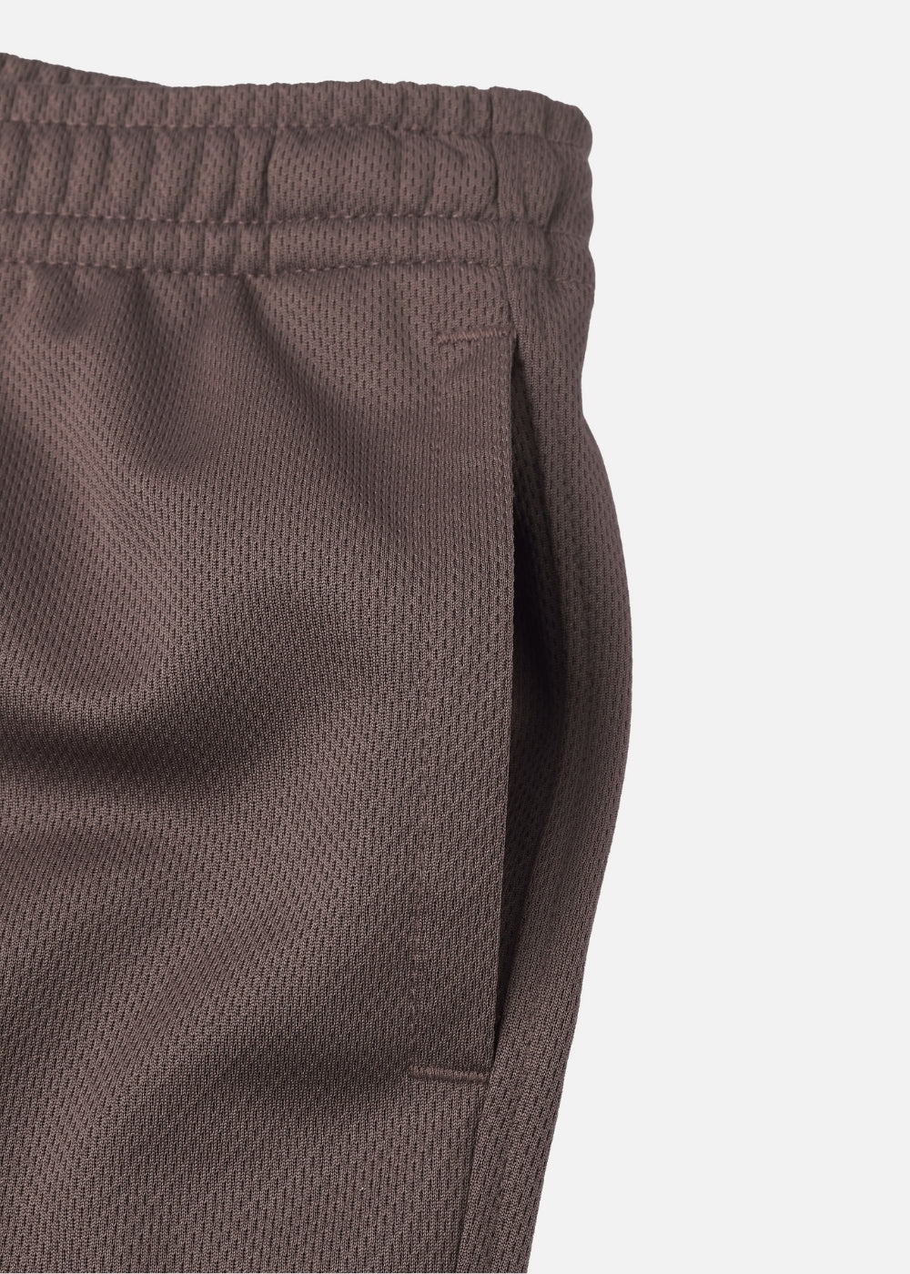 Quần Jogger Thun Vải Bird Eye Mesh Non Branded 07 Nâu