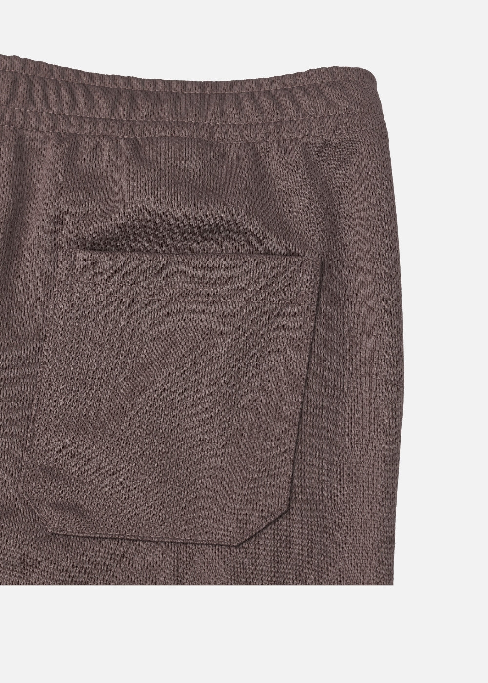 Quần Jogger Thun Vải Bird Eye Mesh Non Branded 07 Nâu