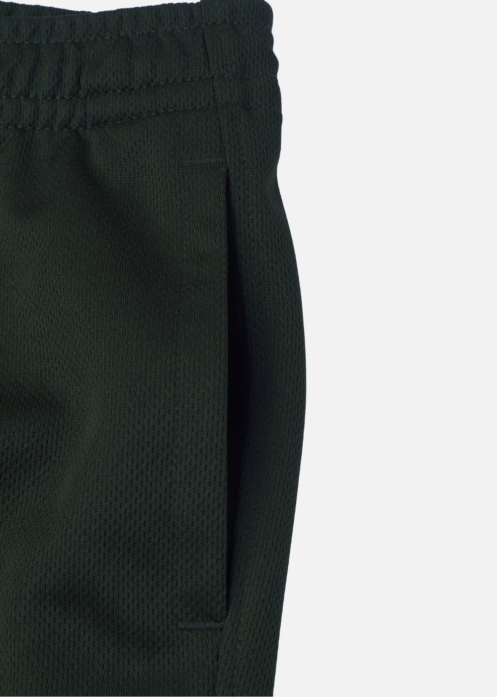 Quần Jogger Thun Vải Bird Eye Mesh Non Branded 07 Xanh Rêu