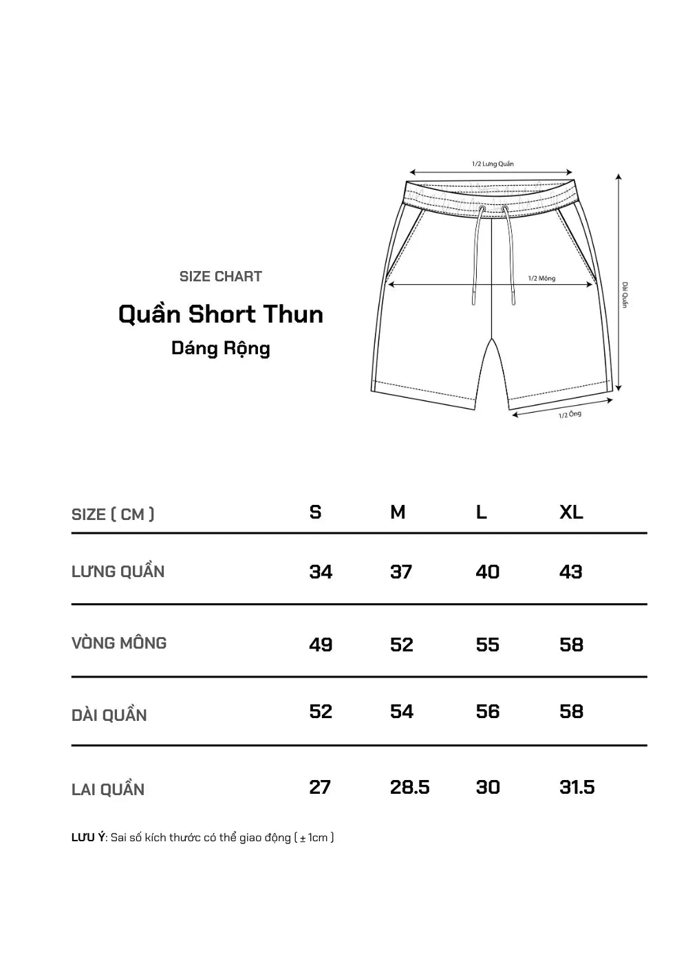 Quần Short Thun Cotton Thoáng Khí No Style M127 Đen - YaMe.vn