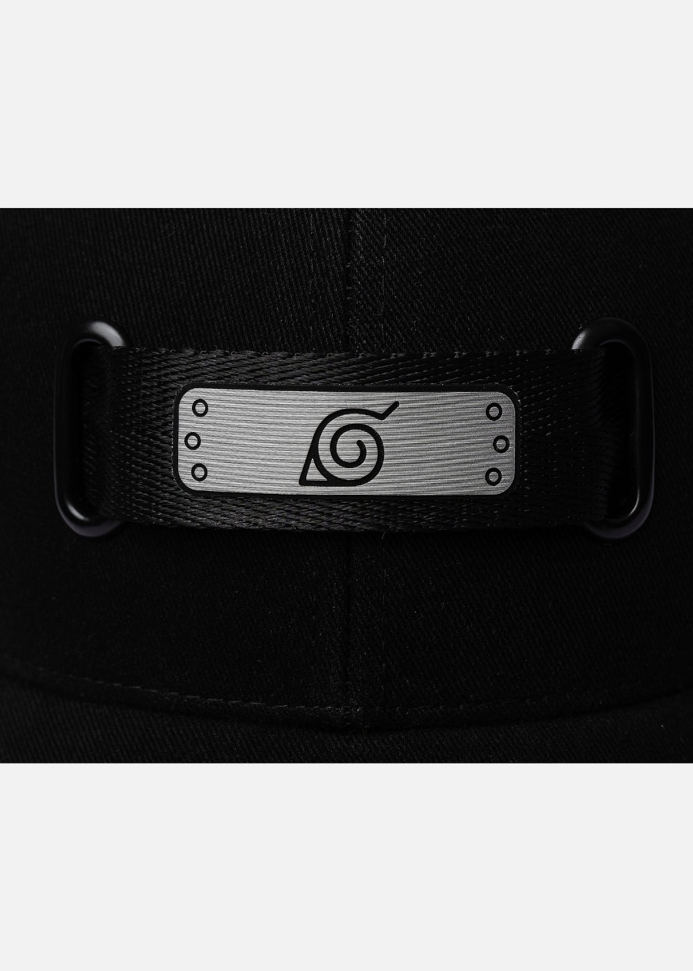 Nón Baseball Cap Logo Làng Lá Naruto 29 Đen