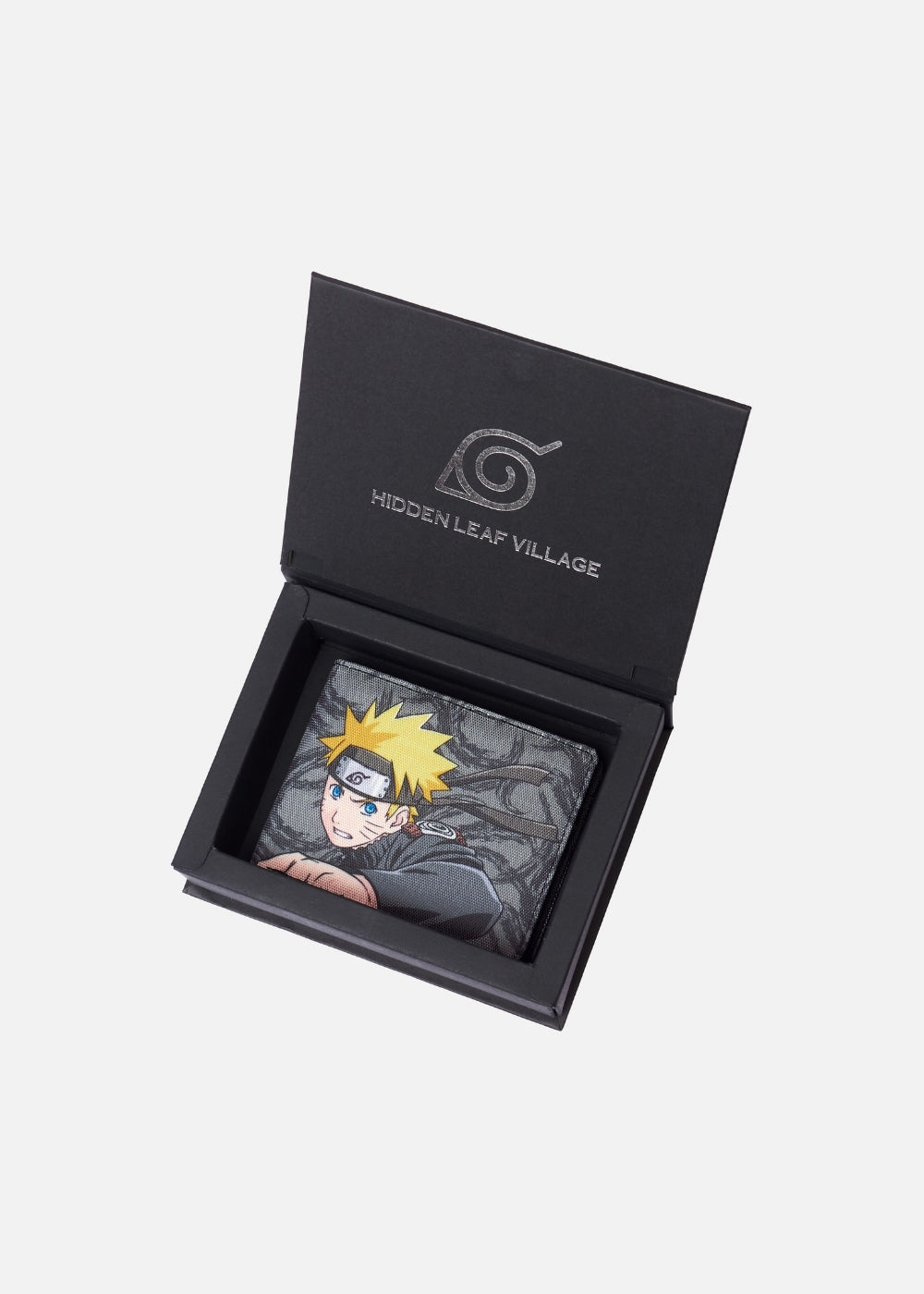 Ví Ngang Canvas Bền Nhẹ Naruto 32 Đen Xám