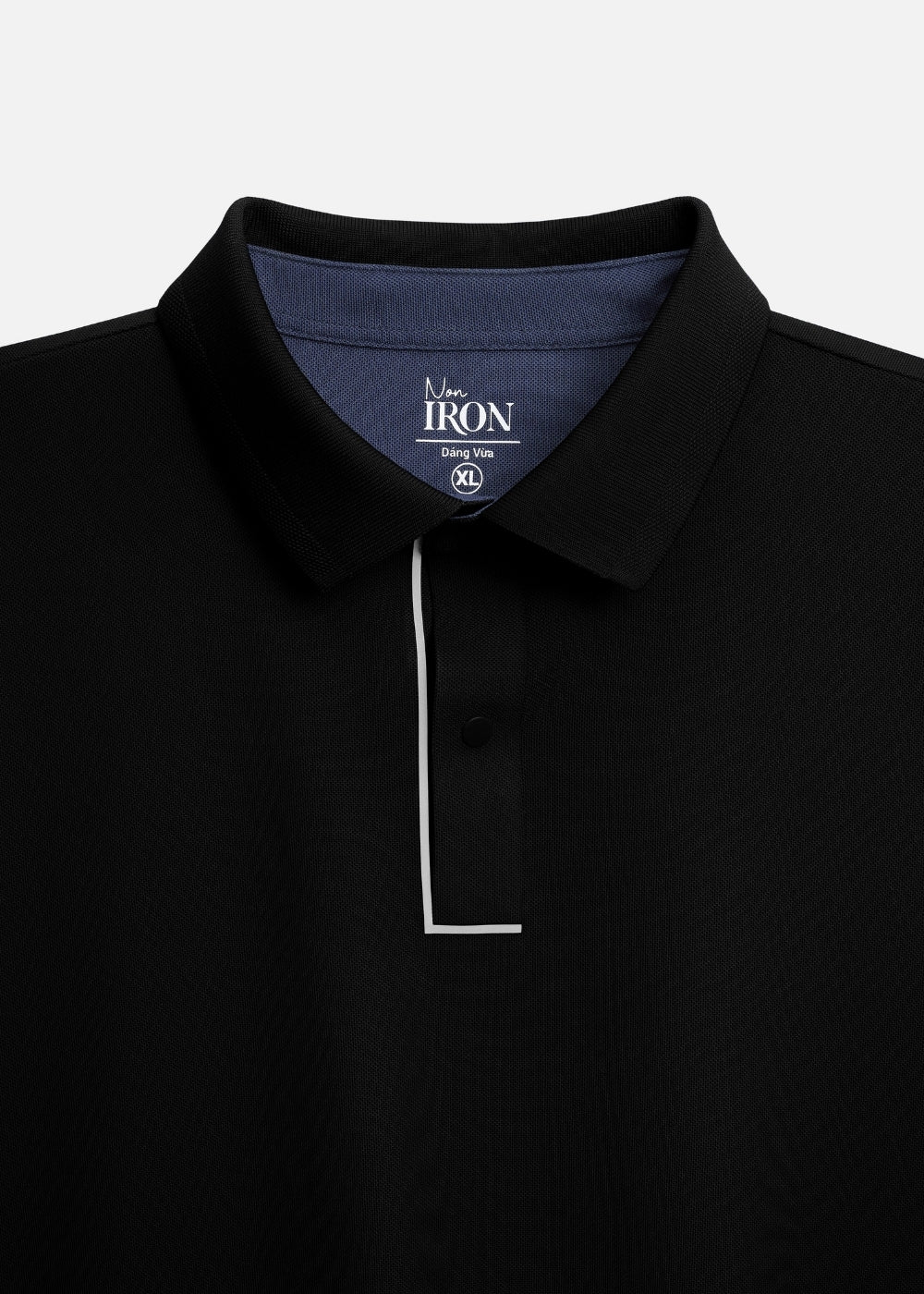 Áo Polo Vải Coffee Thoáng Mát Khử Mùi Non-Iron 06 Đen
