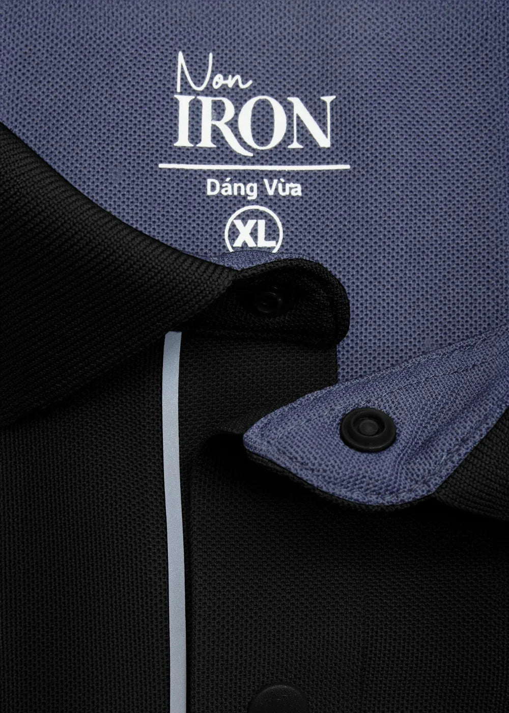 Áo Polo Vải Coffee Thoáng Mát Khử Mùi Non-Iron 06 Đen - YaMe.vn