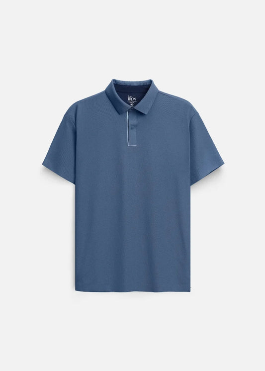 Áo Polo Vải Coffee Thoáng Mát Khử Mùi Non-Iron 06 Xanh Dương - YaMe.vn