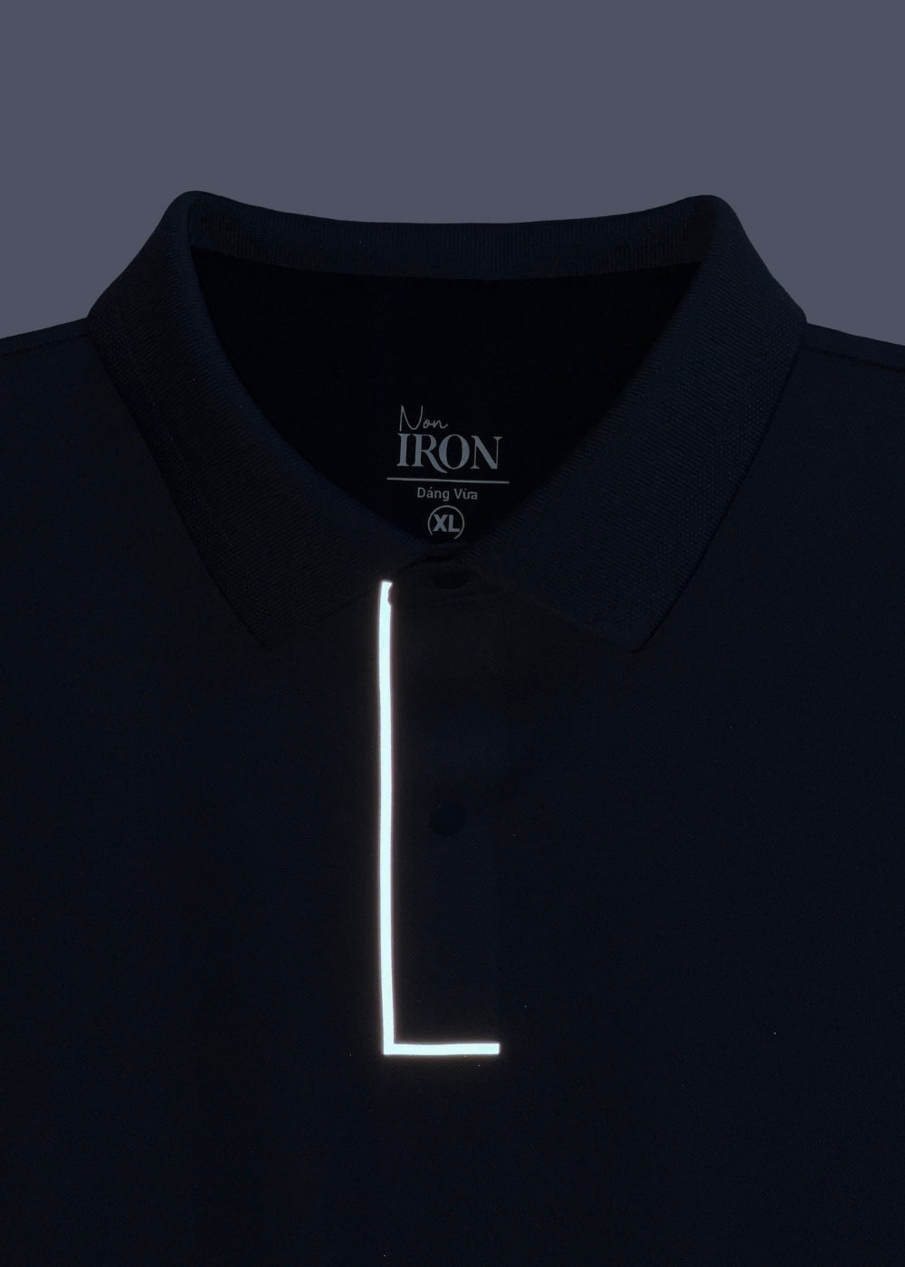 Áo Polo Vải Coffee Thoáng Mát Khử Mùi Non-Iron 06 Xám Xanh