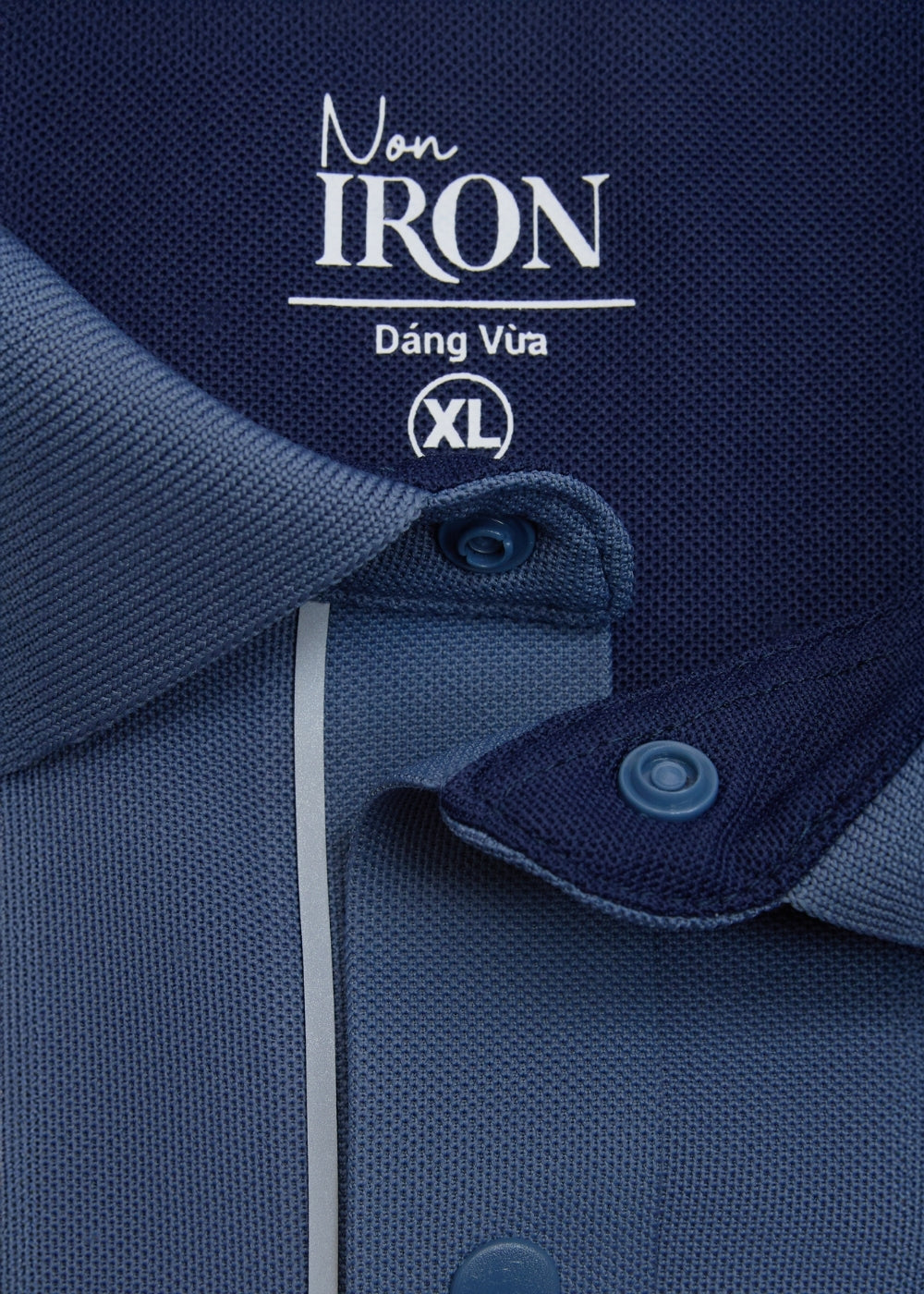 Áo Polo Vải Coffee Thoáng Mát Khử Mùi Non-Iron 06 Xám Xanh