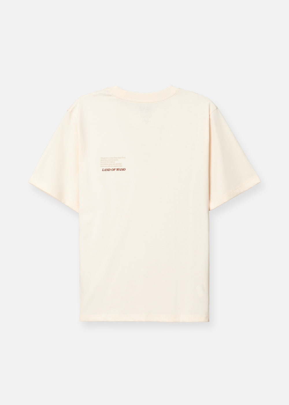 Áo Thun Tay Ngắn Cotton ONE PIECE-WANO 04 Kem