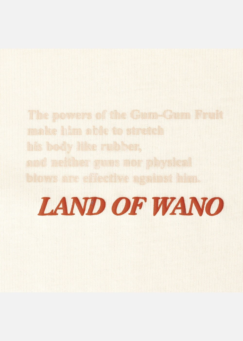 Áo Thun Tay Ngắn Cotton ONE PIECE-WANO 04 Kem
