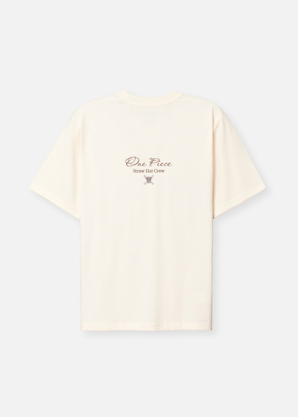Áo Thun Tay Ngắn Cotton ONE PIECE-WANO 09 Kem