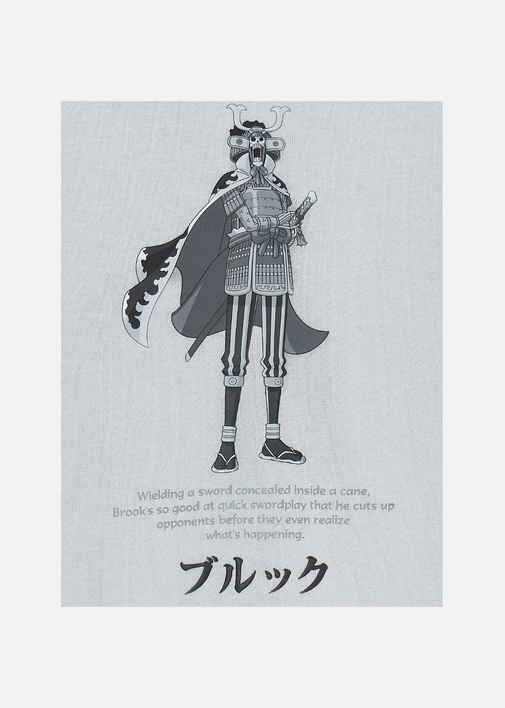 Áo Thun Tay Ngắn Cotton ONE PIECE-WANO 13 Xám