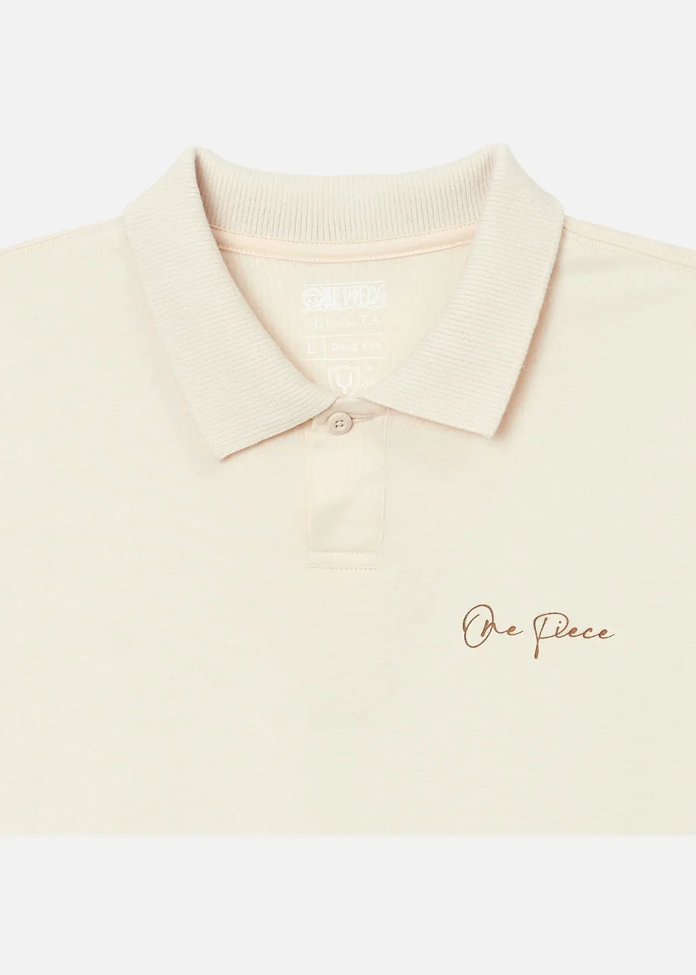 Áo Polo Cotton Thoáng Khí ONE PIECE-WANO 03 Be - YaMe.vn