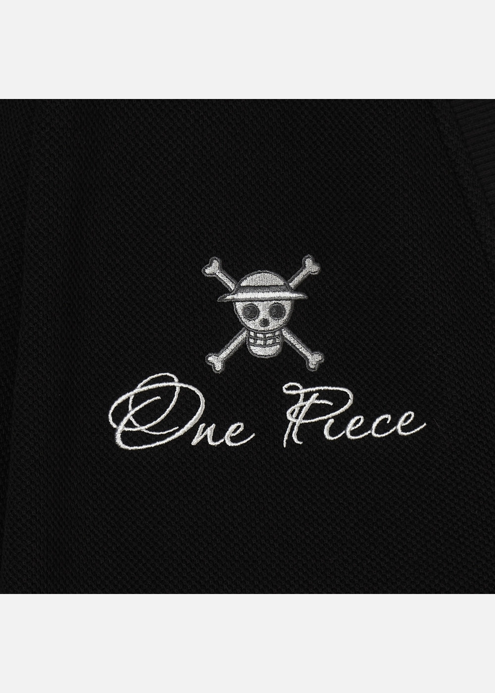 Áo Khoác Cardigan Vải Pique Thoáng Khí One Piece-WANO 22 Đen
