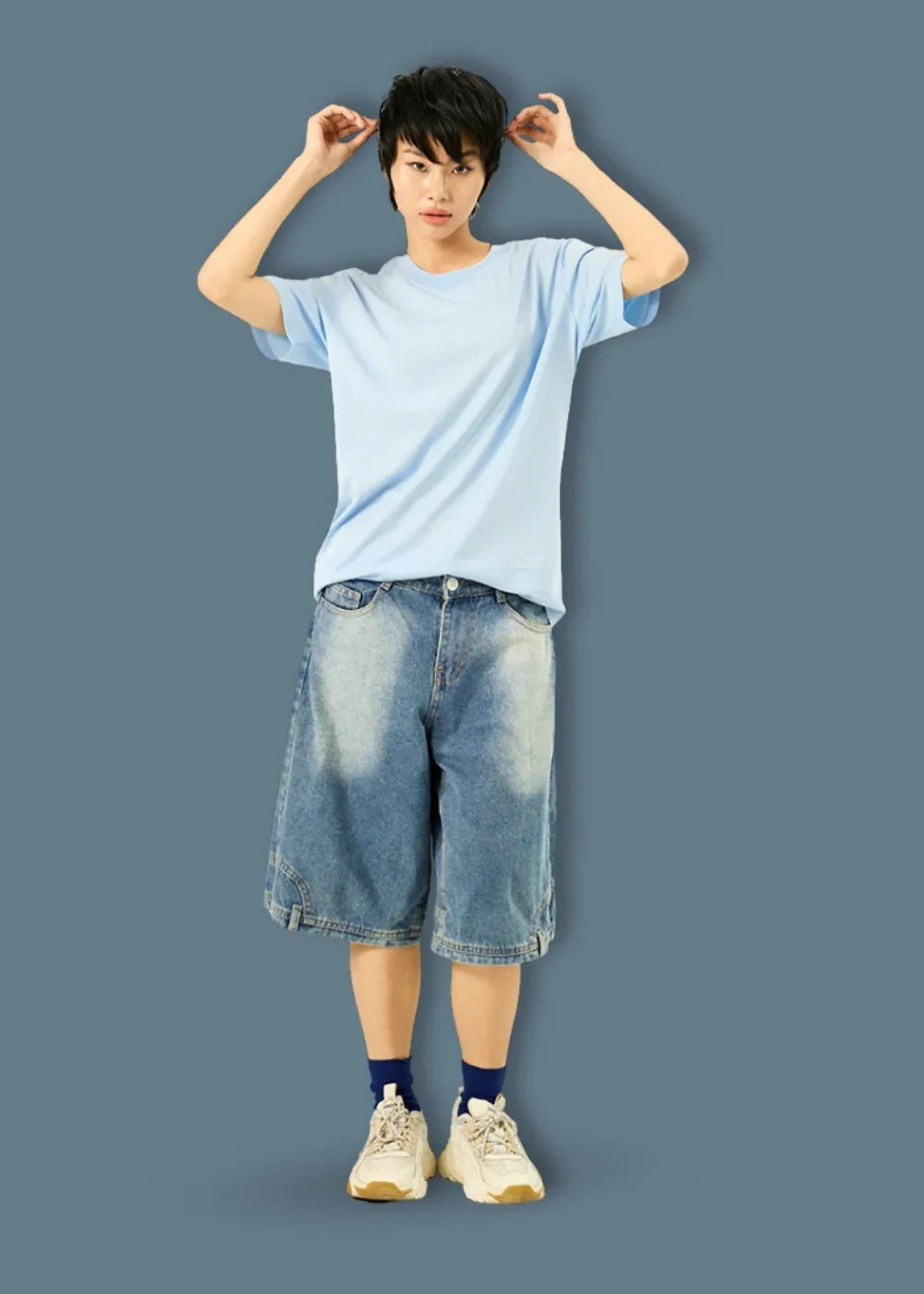 Áo Thun Flexcool Mát Lạnh The Minimalist 005 Xanh Dương Nhạt - YaMe.vn