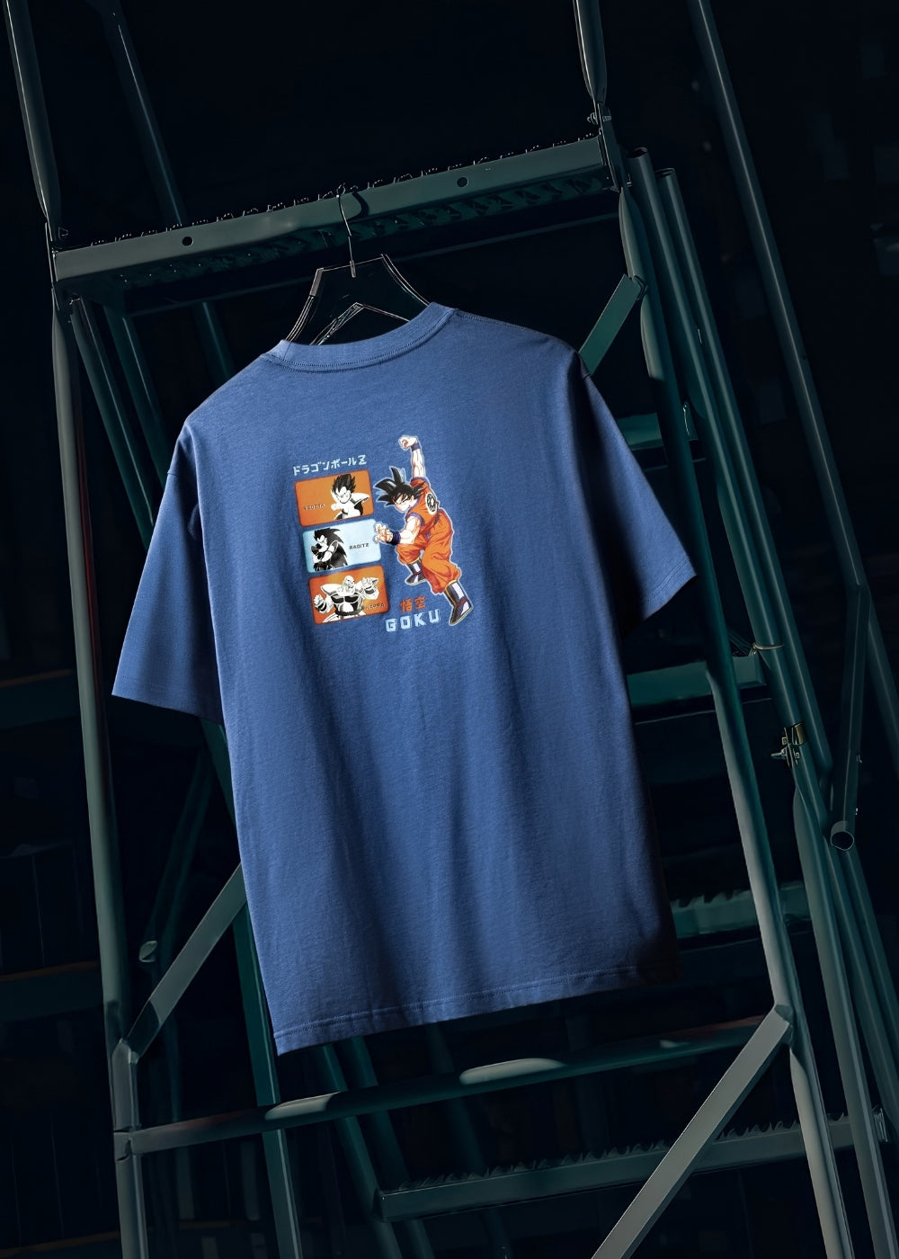 Áo Thun Tay Ngắn Cotton Dragon Ball Z 06 Xanh Đậm