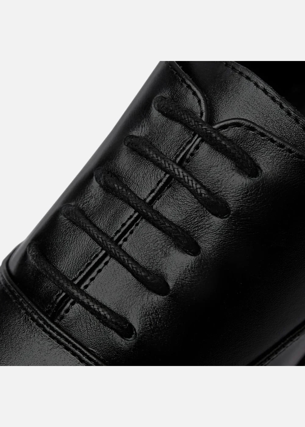 Giày Tây Oxford Real Leather 07 Đen