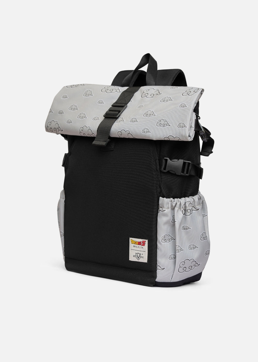 Balo Essential Họa Tiết Rolltop Niều Ngăn Dragon Ball Z 33 Đen Be