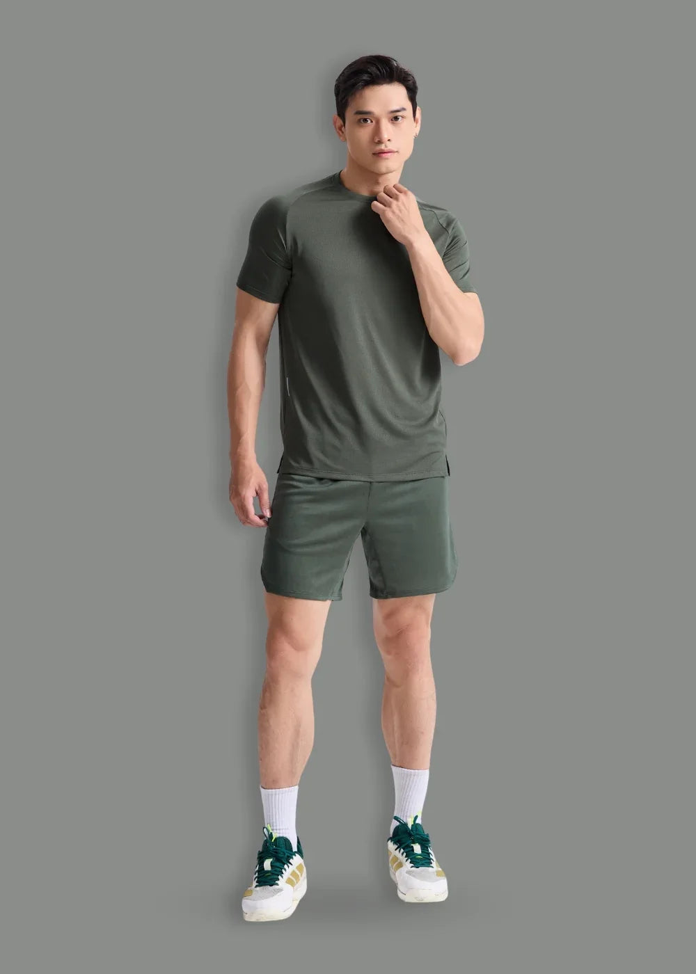 Áo Thun Thể Thao Ultra Thin The Beginner 001 Xanh Lá Đậm - YaMe.vn