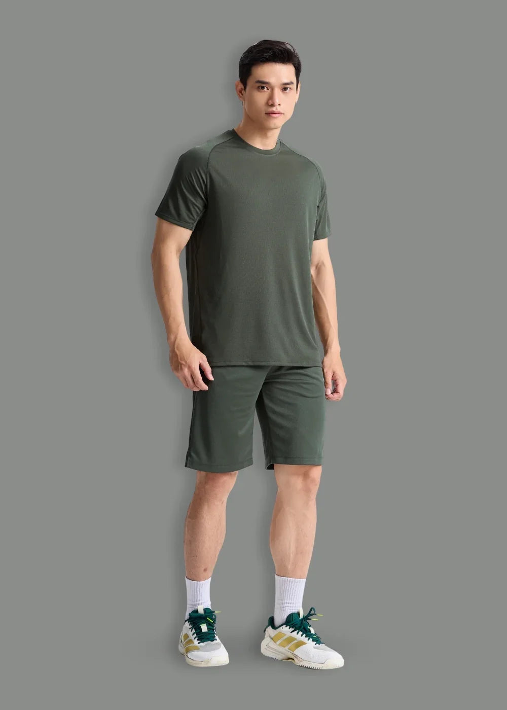 Áo Thun Thể Thao Ultra Thin The Beginner 002 Xanh Lá Đậm - YaMe.vn